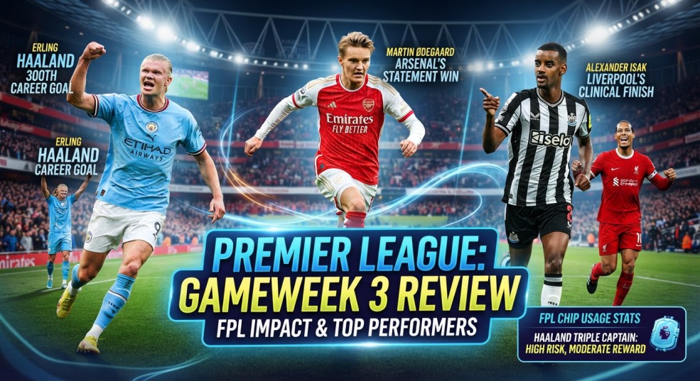 Fantasy Premier League GW3 results