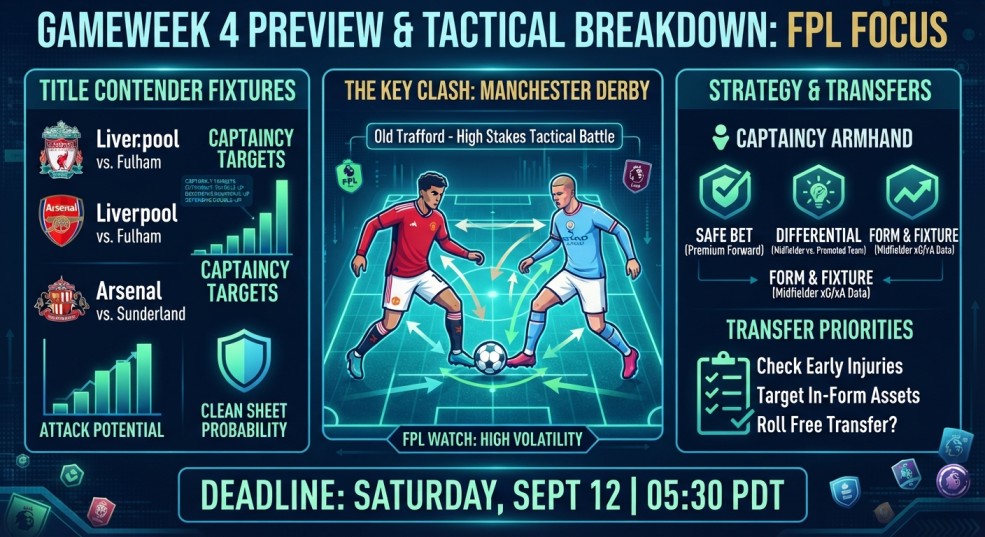 Manchester United vs Manchester City FPL